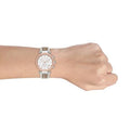  Shop Authentic Michael Kors Parker Chronograph White Dial Two Tone Leather Strap Watch For Women - MK6950 - Luxxuri