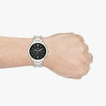 Shop Authentic Fossil Neutra Chronograph Black Dial Silver Steel Strap Watch for Men - FS5384 - Luxxuri