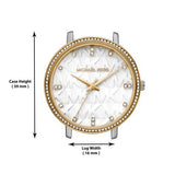  Shop Authentic Michael Kors Pyper Three Hand White Dial Two Tone Steel Strap Watch For Women - MK4595 - Luxxuri