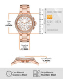  Shop Authentic Michael Kors Camille Chronograph White Dial Rose Gold Steel Strap Watch For Women - MK6995 - Luxxuri