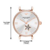  Shop Authentic Emporio Armani Meccanico Automatic Silver Dial Burgundy Leather Strap Watch For Women - AR60044 - Luxxuri