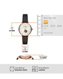  Shop Authentic Emporio Armani Gianni T Bar Mother of Pearl White Dial Black Leather Strap Watch For Women - AR60047 - Luxxuri