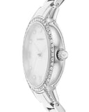  Shop Authentic Emporio Armani Cleo Crystals Mother Of Pearl Dial Silver Steel Strap Watch For Women - AR11484 - Luxxuri