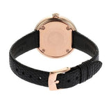 Shop Authentic Emporio Armani Rosa Two Hand Black Dial Black Leather Strap Watch For Women - AR11493 - Luxxuri
