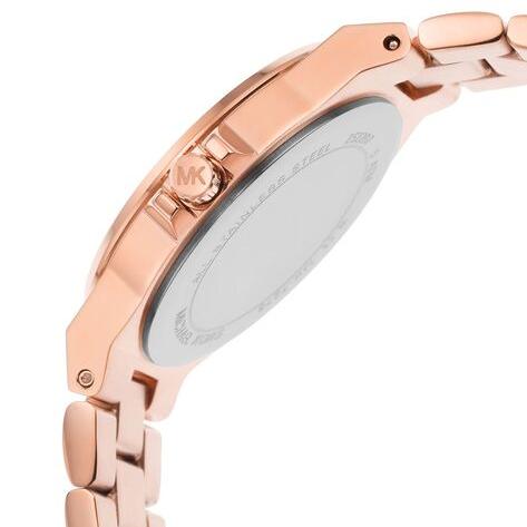  Shop Authentic Michael Kors Lennox Three Hand Silver Dial Rose Gold Steel Strap Watch For Women - MK7279 - Luxxuri