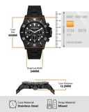  Shop Authentic Michael Kors Everest Chronograph Black Dial Black Silicone Strap Watch For Men - MK8980 - Luxxuri