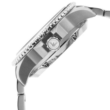  Shop Authentic Emporio Armani Diver Automatic Green Dial Silver Steel Strap Watch For Men - AR60061 - Luxxuri