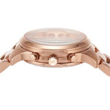  Shop Authentic Michael Kors Runway Chronograph Rose Gold Dial Rose Gold Steel Strap Watch For Women - MK7327 - Luxxuri