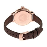  Shop Authentic Emporio Armani Mia Moonphase Silver Dial Brown Leather Strap Watch For Women - AR11568 - Luxxuri