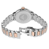  Shop Authentic Emporio Armani Three Hand Quartz Mother of Pearl Dial Two Tone Steel Strap Watch For Women - AR11569 - Luxxuri