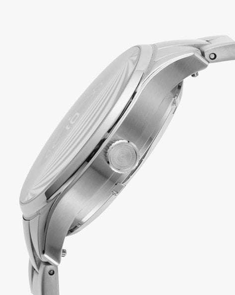  Shop Authentic Fossil Forrester Automatic Skeleton Black Dial Silver Steel Strap Watch for Men - ME3180 - Luxxuri