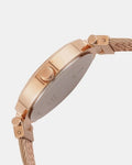 Guess Soho Rose Gold Dial Stainless Steel Watch For Women - W0638L4