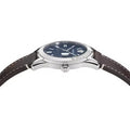  Shop Authentic Versace Greca Time Quartz Blue Dial Brown Leather Strap Watch For Men - VE3K00122 - Luxxuri