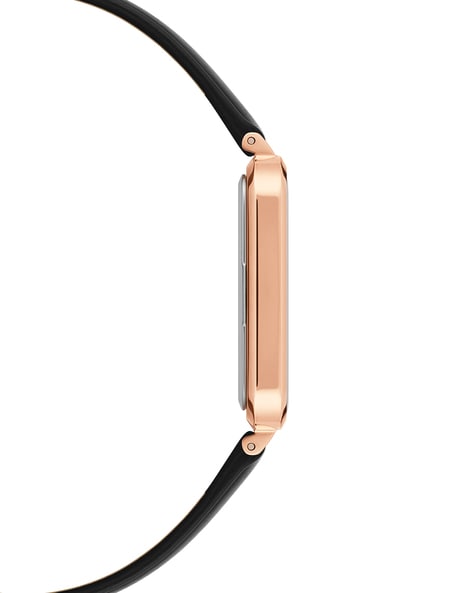  Shop Authentic Daniel Wellington Quadro White Dial Black Leather Strap Watch For Women - DW00100450 - Luxxuri