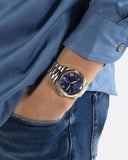  Shop Authentic Guess Connoisseur Quartz Blue Dial Two Tone Steel Strap Watch For Men - GW0265G12 - Luxxuri