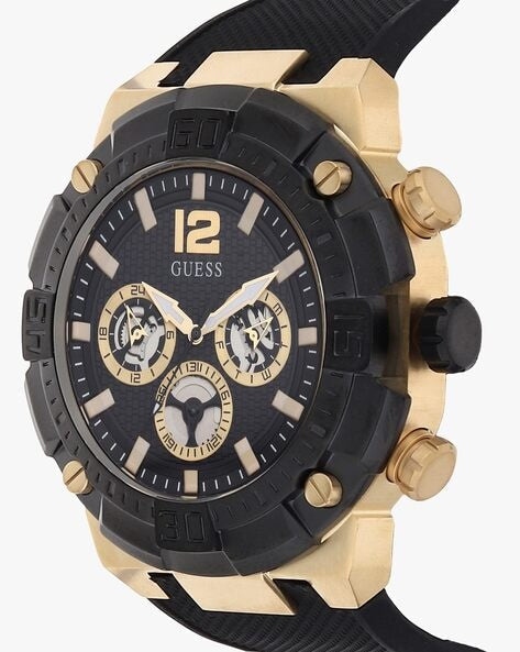  Shop Authentic Guess Navigator Chronograph Black Dial Black Rubber Strap Watch for Men - GW0264G3 - Luxxuri