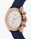  Shop Authentic Guess Eclipse White Dial Blue Rubber Strap Watch for Women - GW0315L2 - Luxxuri