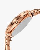  Shop Authentic Fossil Jacqueline Analog Moonphase Mother of Pearl White Dial Rose Gold Steel Strap Watch for Women - ES5165 - Luxxuri