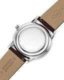  Shop Authentic Fossil Neutra Minimalist Moonphase Silver Dial Brown Leather Strap Watch for Men - FS5905 - Luxxuri