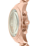  Shop Authentic Michael Kors Lexington Chronograph Grey Dial Rose Gold Steel Strap Watch For Women - MK7217 - Luxxuri