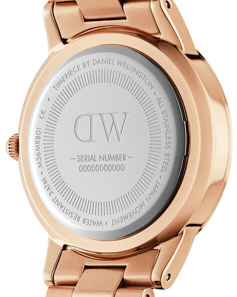  Shop Authentic Daniel Wellington Iconic Link Grey Dial Rose Gold Steel Strap Watch For Women - DW00100336 - Luxxuri