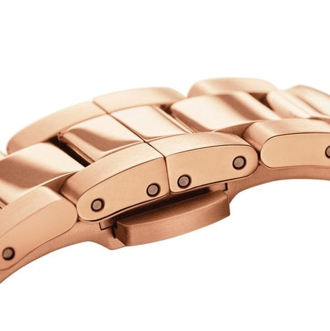  Shop Authentic Daniel Wellington Iconic Link Grey Dial Rose Gold Steel Strap Watch For Women - DW00100336 - Luxxuri