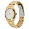  Shop Authentic Michael Kors Lennox Three Hand Silver Dial Gold Steel Strap Watch For Women - MK7391 - Luxxuri