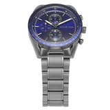  Shop Authentic Michael Kors Accelerator Chronograph Blue Dial Grey Steel Strap Watch For Men - MK9111 - Luxxuri
