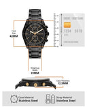  Shop Authentic Michael Kors Warren Chronograph Black Dial Black Steel Strap Watch For Men - MK9113 - Luxxuri