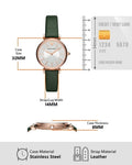  Shop Authentic Emporio Armani Pro Planet Analog Silver Dial Green Leather Strap Watch For Women - AR11517 - Luxxuri