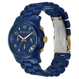  Shop Authentic Michael Kors Runway Analog Blue Dial Blue Steel Strap Watch for Women - MK7332 - Luxxuri