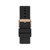  Shop Authentic Guess Matrix Multifunction Black Dial Black Rubber Strap Watch For Men - GW0423G5 - Luxxuri