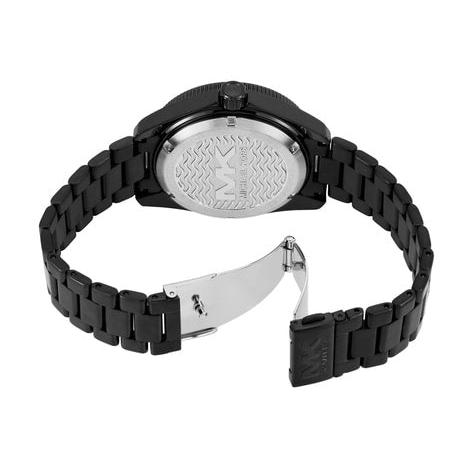  Shop Authentic Michael Kors Maritime Three Hand Black Dial Black Steel Strap Watch for Men - MK9181 - Luxxuri