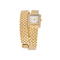  Shop Authentic Michael Kors Emery Pave Double Wrap White Dial Gold Steel Strap Watch for Women - MK4833 - Luxxuri