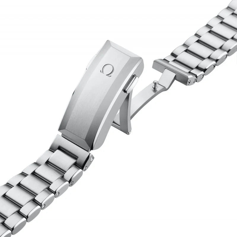 Omega Seamaster Planet Ocean 6000M Co Axial Master Chronometer Blue Dial Silver Steel Strap Watch for Men - 21530462103001