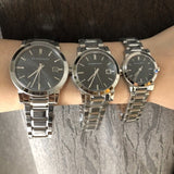  Shop Authentic Burberry The City Black Dial Silver Steel Strap Watch for Women - BU9101 - Luxxuri