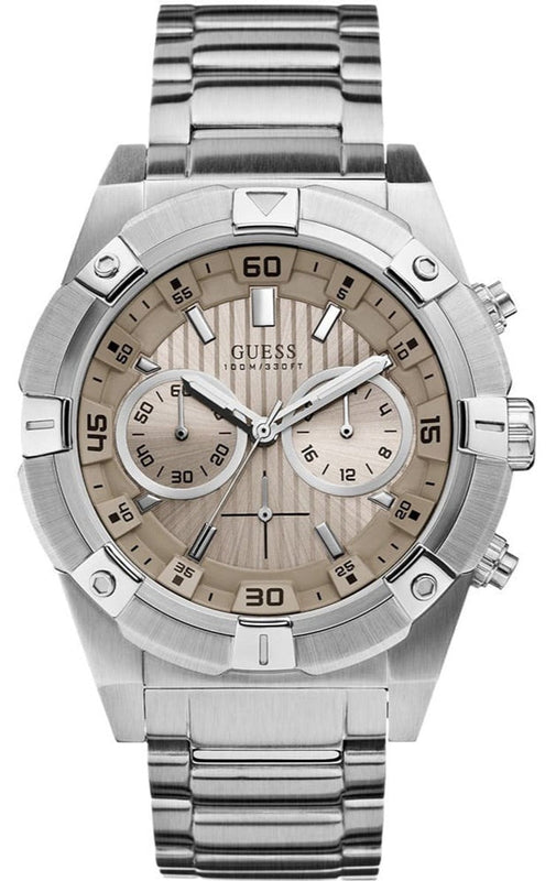  Shop Authentic Guess Jolt Chronograph Grey Dial Silver Steel Strap Watch for Men - W0377G1 - Luxxuri