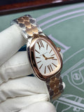  Shop Authentic Bvlgari Serpenti Seduttori White Dial Two Tone Steel Strap Watch for Women - SERPENTI103277 - Luxxuri