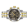 Tissot T Sport PRS 200 Chronograph Black Dial Two Tone Steel Strap Watch For Men - T067.417.22.051.00