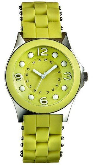  Shop Authentic Marc Jacobs Dress Green Dial Green Silicone Strap Watch for Women - MBM2513 - Luxxuri