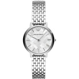  Shop Authentic Emporio Armani Mother of Pearl Dial Silver Steel Strap Watch For Women - AR11112 - Luxxuri