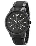  Shop Authentic Emporio Armani Ceramica Chronograph Black Dial Black Steel Strap Watch For Men - AR1451 - Luxxuri