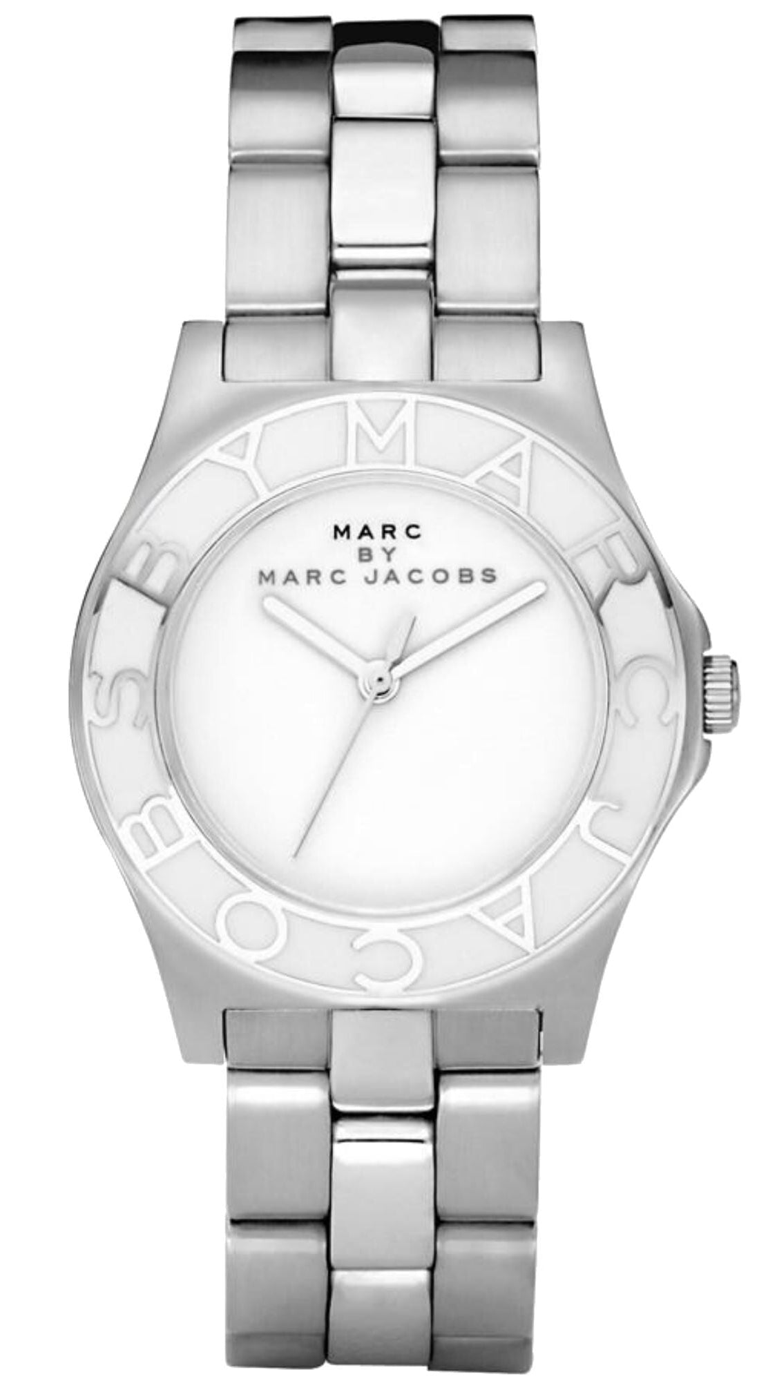  Shop Authentic Marc Jacobs Blade White Dial Silver Steel Strap Watch for Women - MBM3048 - Luxxuri