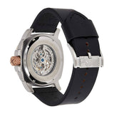 Shop Authentic Fossil Modern Machine Automatic Skeleton Dial Black Leather Strap Watch for Men - ME3082 - Luxxuri