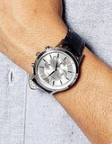  Shop Authentic Emporio Armani Classic Chronograph Silver Dial Black Leather Strap Watch For Men - AR2432 - Luxxuri