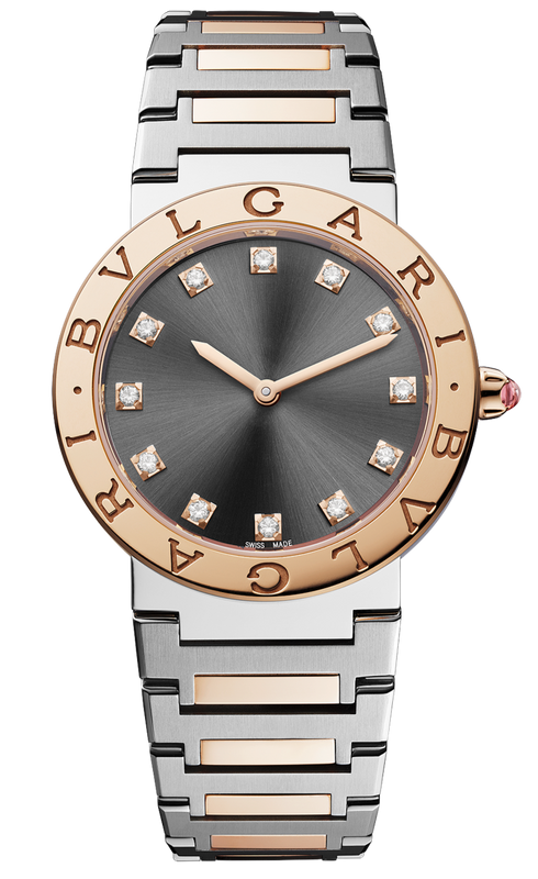  Shop Authentic Bvlgari Lady Quartz Diamonds Grey Dial Two Tone Steel Strap Watch for Women - BVLGARI103067 - Luxxuri