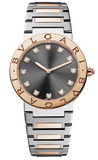  Shop Authentic Bvlgari Lady Quartz Diamonds Grey Dial Two Tone Steel Strap Watch for Women - BVLGARI103067 - Luxxuri