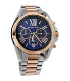  Shop Authentic Michael Kors Bradshaw Blue Dial Two Tone Steel Strap Watch for Women - MK5606 - Luxxuri