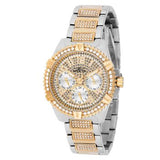  Shop Authentic Guess Frontier Chronograph Crystals Silver Dial Two Tone Steel Strap Watch for Men - W0799G4 - Luxxuri