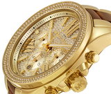  Shop Authentic Michael Kors Wren Gold Dial Two Tone Steel Strap Watch for Women - MK6294 - Luxxuri